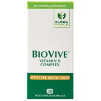 Flora Force BioVive™ B-Complex with Prebiotic Fibre 30 capsules